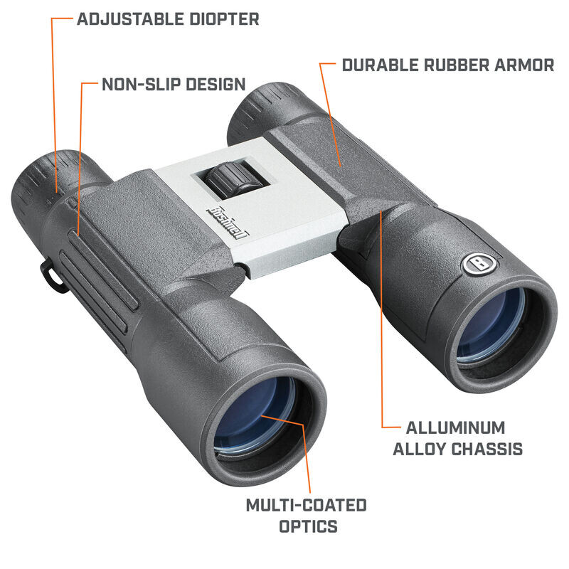 Bushnell Binocolo Powerview 2.0 16x32 in alluminio, MC