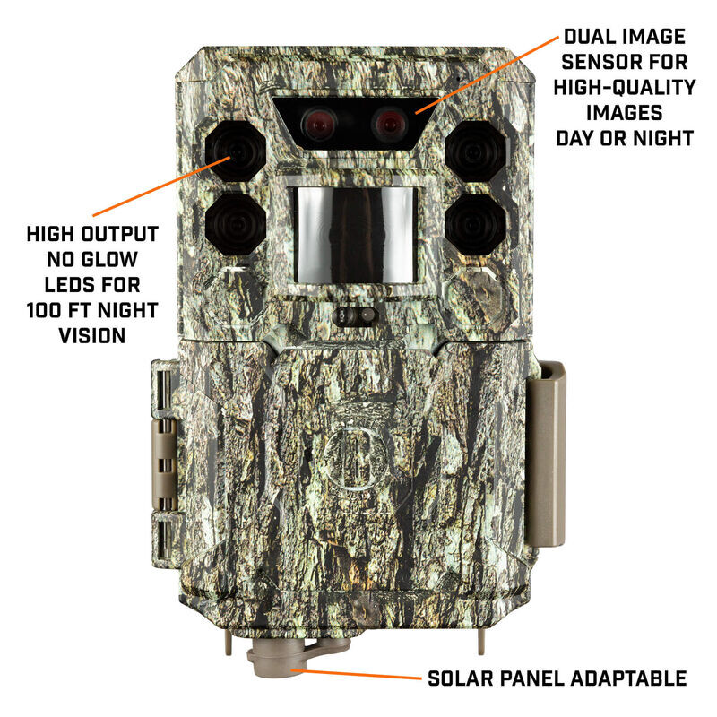 Bushnell Rilevatore di selvaggina 30MP dual core treebark camo no glow