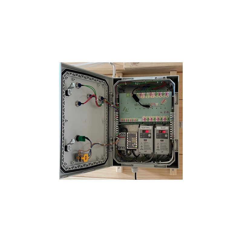 Dome Parts Azionamento da tetto completamente automatico per l'osservatorio GreenLine Mega con tetto a scorrimento
