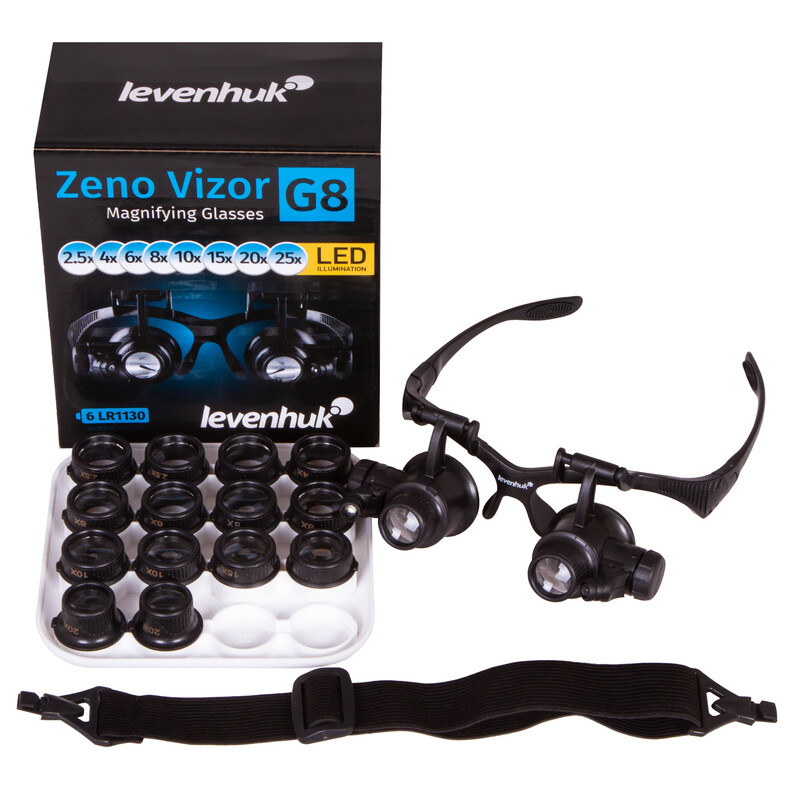 Levenhuk Lente d`Ingrandimento Zeno Vizor G8
