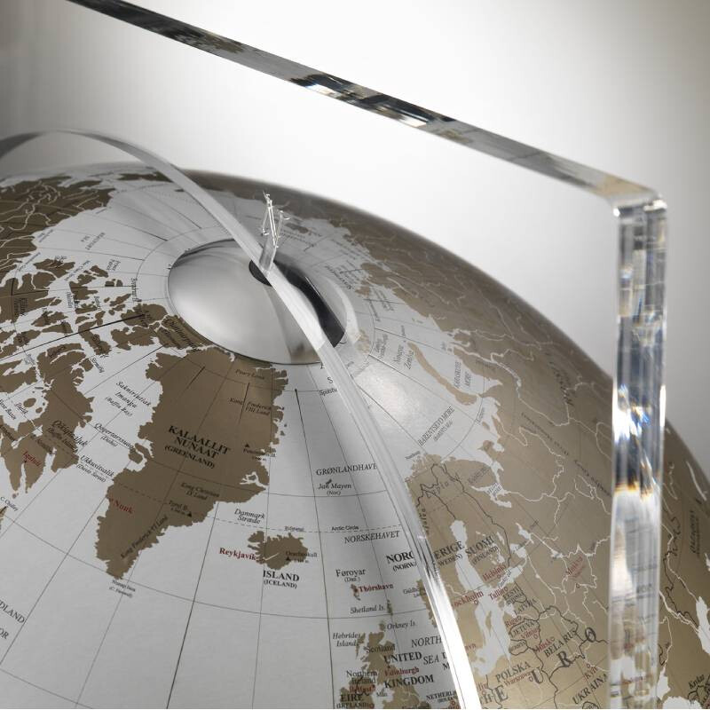 Zoffoli living Globo da terra Artico White 40cm