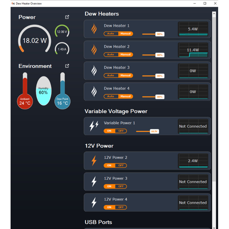 Celestron Comandi Comando smart per alimentazione e sistemi anticondensa 4x
