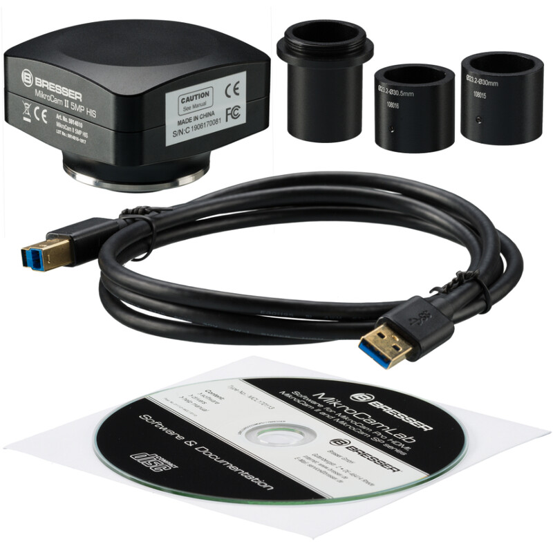 Bresser Fotocamera MikroCamII 5MP HIS, colore, CMOS, 2/3'', 3,45 µm, USB3