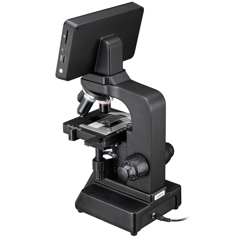 Bresser Microscopio LCD Researcher, schermo, 40x-600x, DL, LED, 16MP