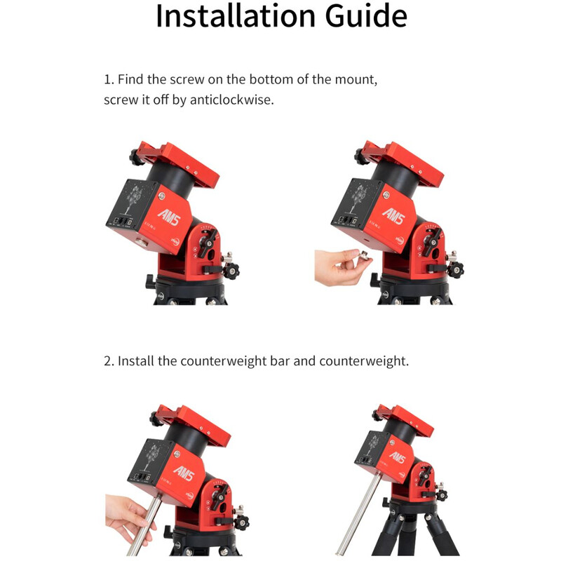 ZWO Asta contrappeso per AM3 / AM5 / AM7