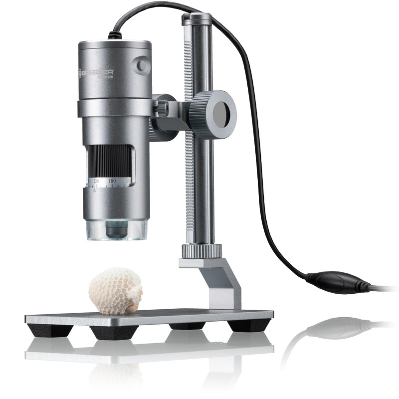 Bresser Microscopio digitale USB DST-1028, schermo, 10x-280x, AL LED 5.1MP