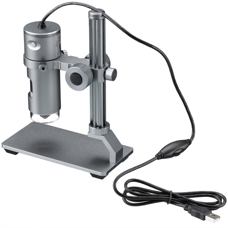Bresser Microscopio digitale USB DST-1028, schermo, 10x-280x, AL LED 5.1MP