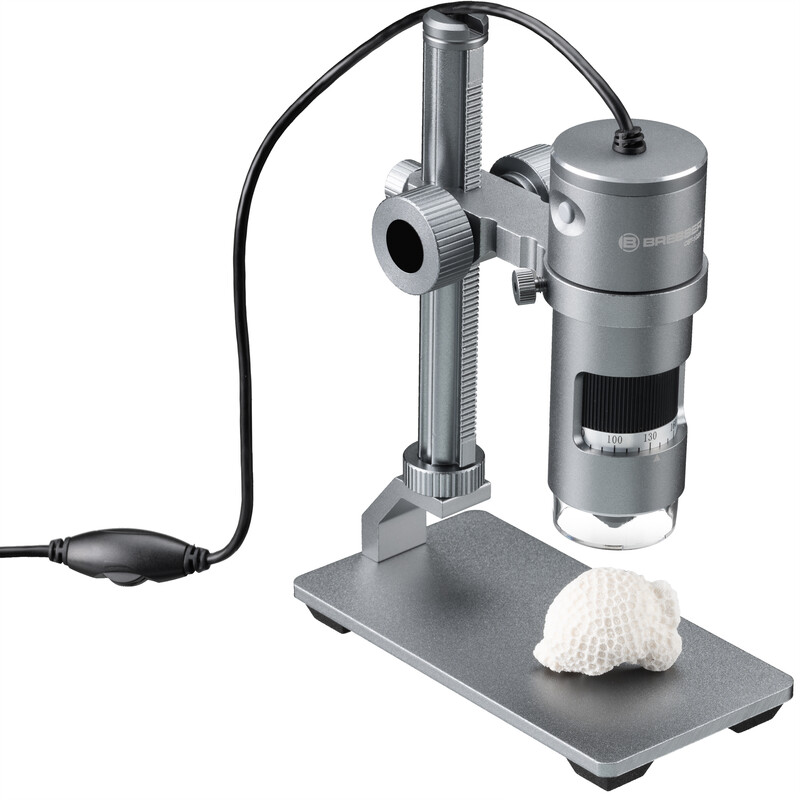 Bresser Microscopio digitale USB DST-1028, schermo, 10x-280x, AL LED 5.1MP
