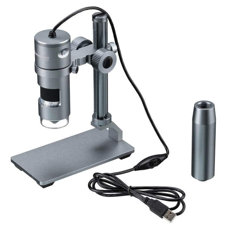 Bresser Microscopio digitale USB DST-1028, schermo, 10x-280x, AL LED 5.1MP