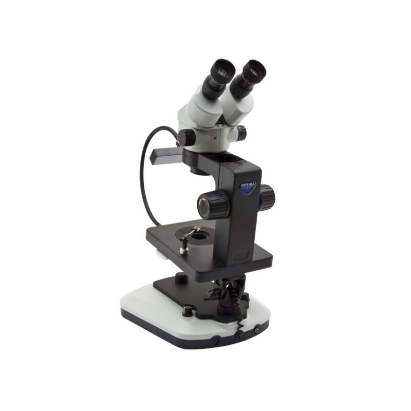 Optika Microscopio stereo zoom OPTIGEM-10, binoculare, BF, DF, Greenough, w.d. 100 mm, 10x/21 mm, 0,7x-4,5x