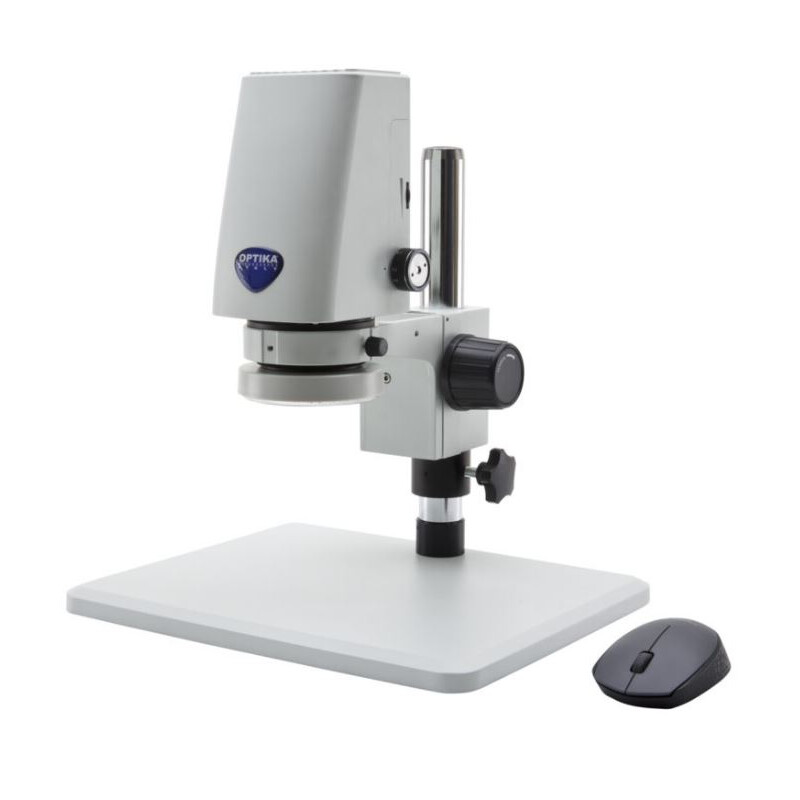 Optika Microscopio IS-01, colore, CMOS, 1/2,8 pollici, 2,9 µmx2,9 µm, 30 fps, 2 MP, HDMI, 7x a 50x