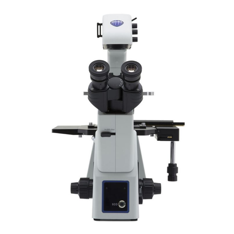 Optika Microscopio invertito IM-5, trino, inverso, 10x24mm, LED 8W w.o. obiettivi