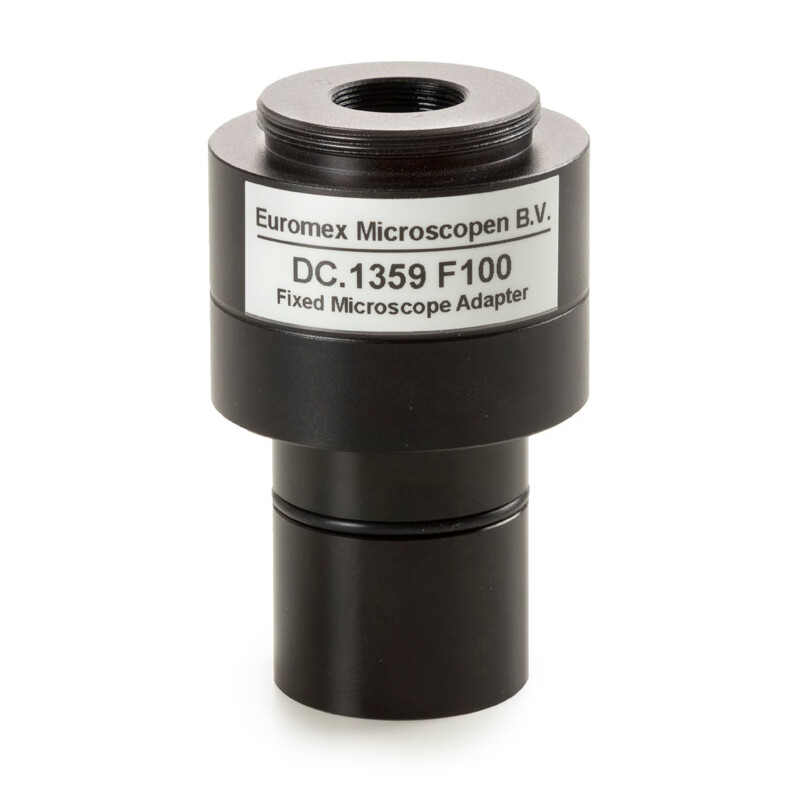 Euromex Adattore Fotocamera DC.1359  1x Obiettivo, C-Mount,  per fotocamere da 1 pollice, stelo corto