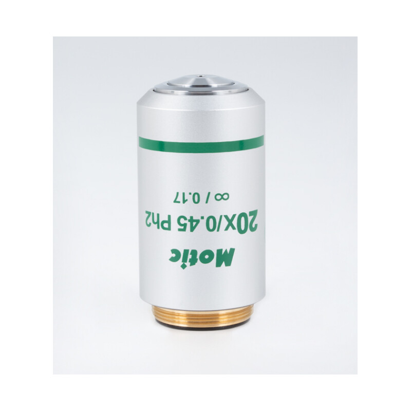 Motic Obiettivo Obiettivi 20X / 0.45, wd 0.8mm, CCIS, UC plan, pos.phase Ph2, infinity
