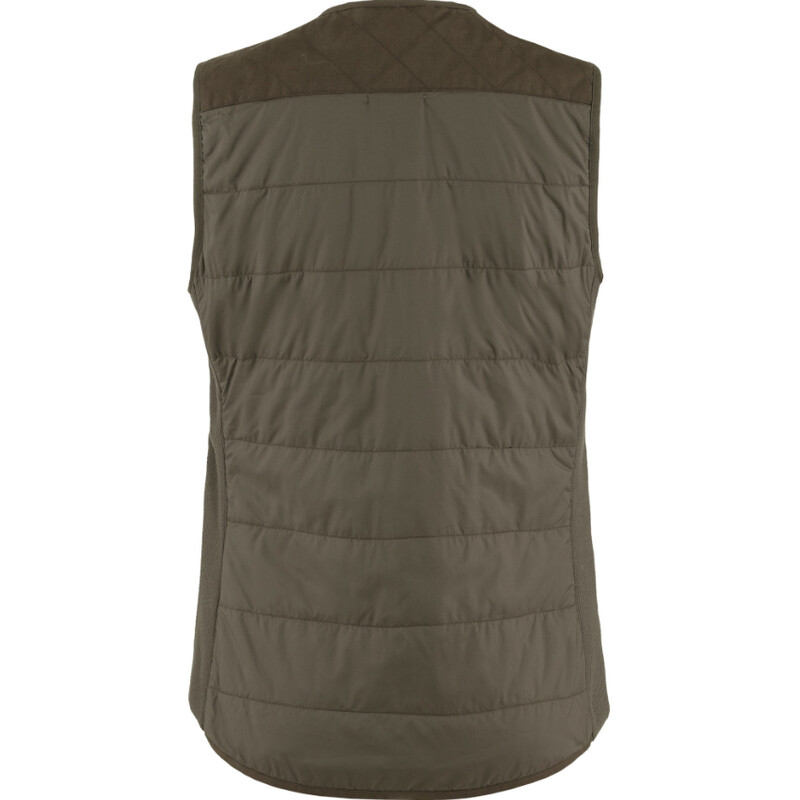Fjällräven Gilet imbottito in lana Forest W, 633 Dark Olive, S