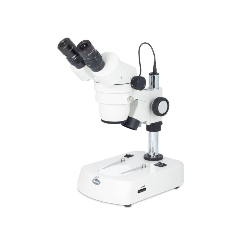 Motic Microscopio stereo zoom SMZ140-N2LED, bino, 10x/20, Al/Dl, 3W LED