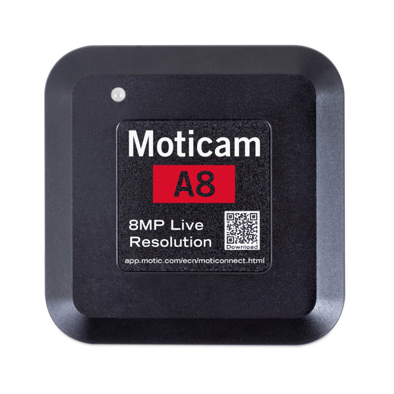 Motic Fotocamera Kamera A8, color, sCMOS, 1/3", 1.34µm, 30fps, 8MP, USB 2.0