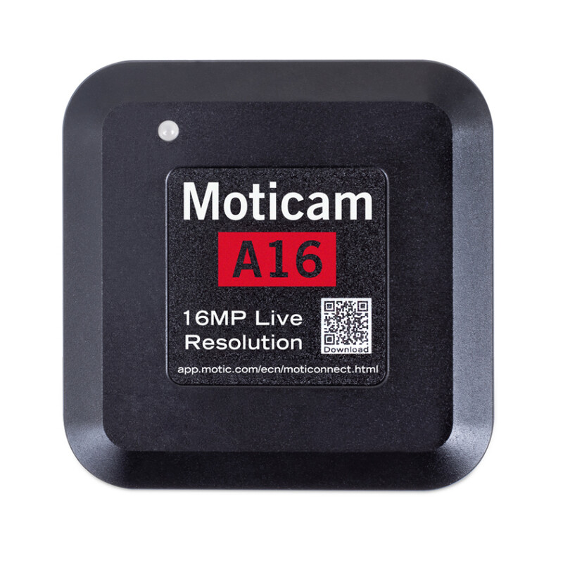 Motic Fotocamera Kamera A16, color, sCMOS, 1/2.3", 1.34µm, 30fps, 16MP, USB 2.0