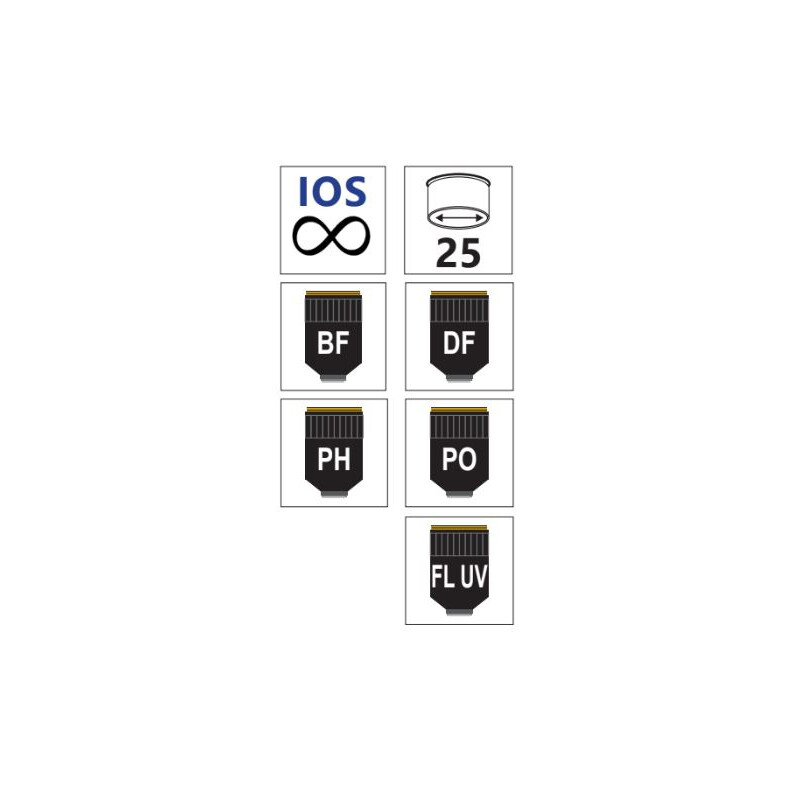 Optika Obiettivo IOS U-Plan F (Semi-Apo) PH 40x/0.6, M-1323
