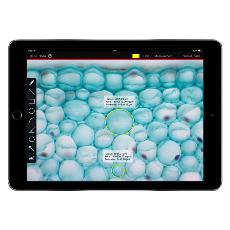 Motic Fotocamera BTI, a colori, CMOS, 1/3 di pollice, 4 MP, WiFi