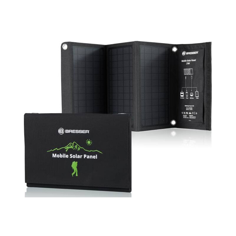 Bresser Caricabatterie solare mobile 21 Watt
