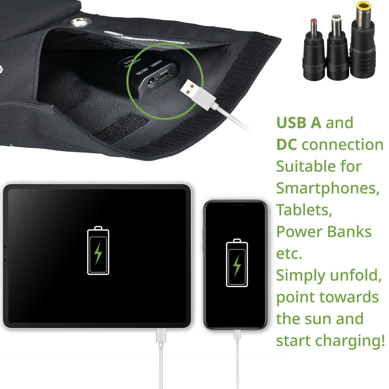 Bresser Caricabatterie solare mobile 21 Watt