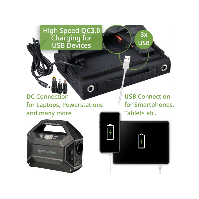 Bresser Caricatore solare Mobile 60 Watt