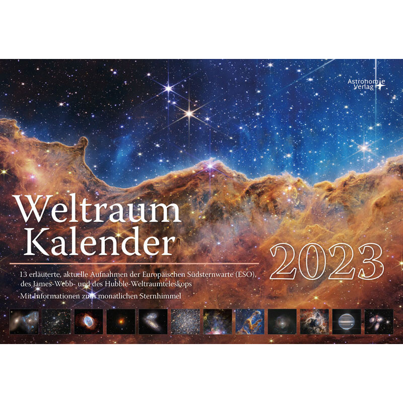 Astronomie-Verlag Calendario Weltraum-Kalender 2023