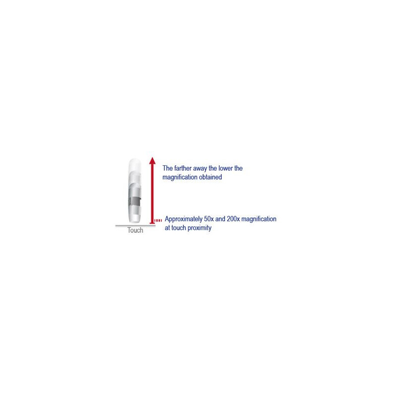 Dino-Lite Microscopio AM4013MT, 1,3 MP, 20-70x e 200x, alluminio