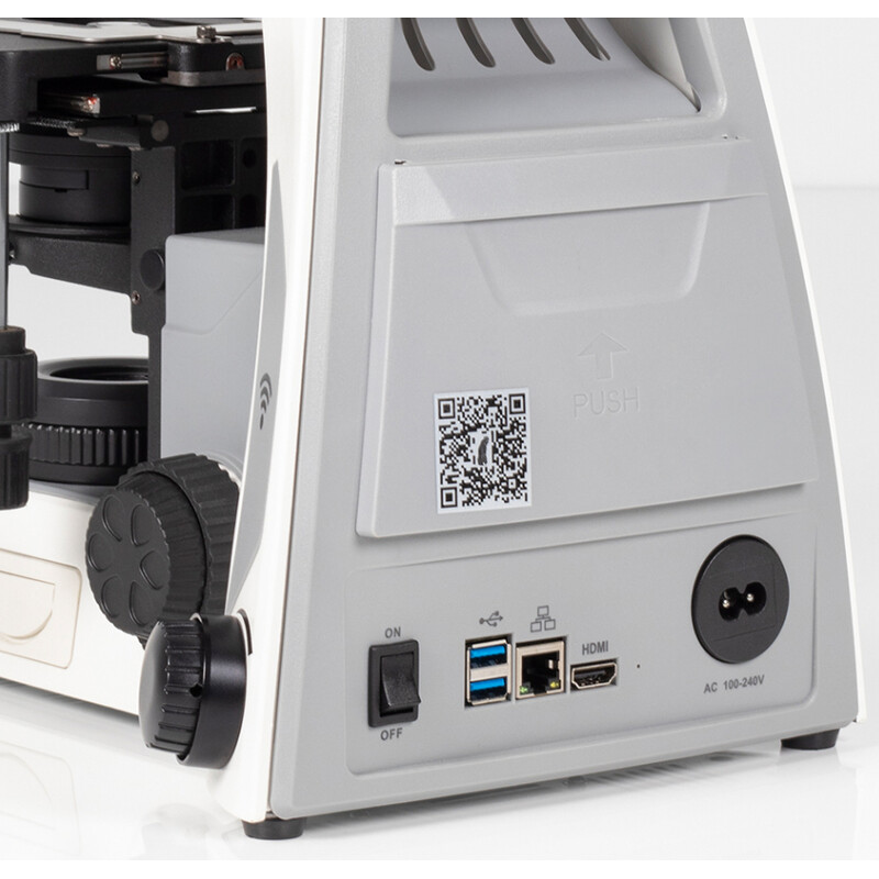 Motic Microscopio Microscopi Panthera cloud, bino, digital, infinity, plan, achro, 40x-1000x, 10x/22mm, Halogen/LED, HDMI, 8MP