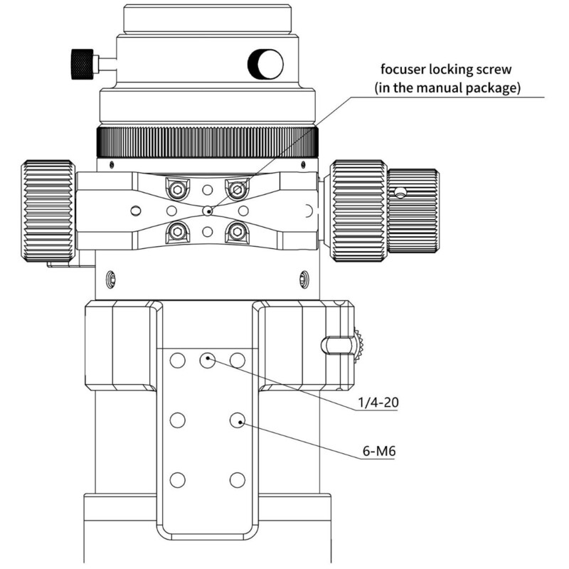 Omegon Rifrattore Apocromatico Pro APO AP 61/360 Triplet ED OTA