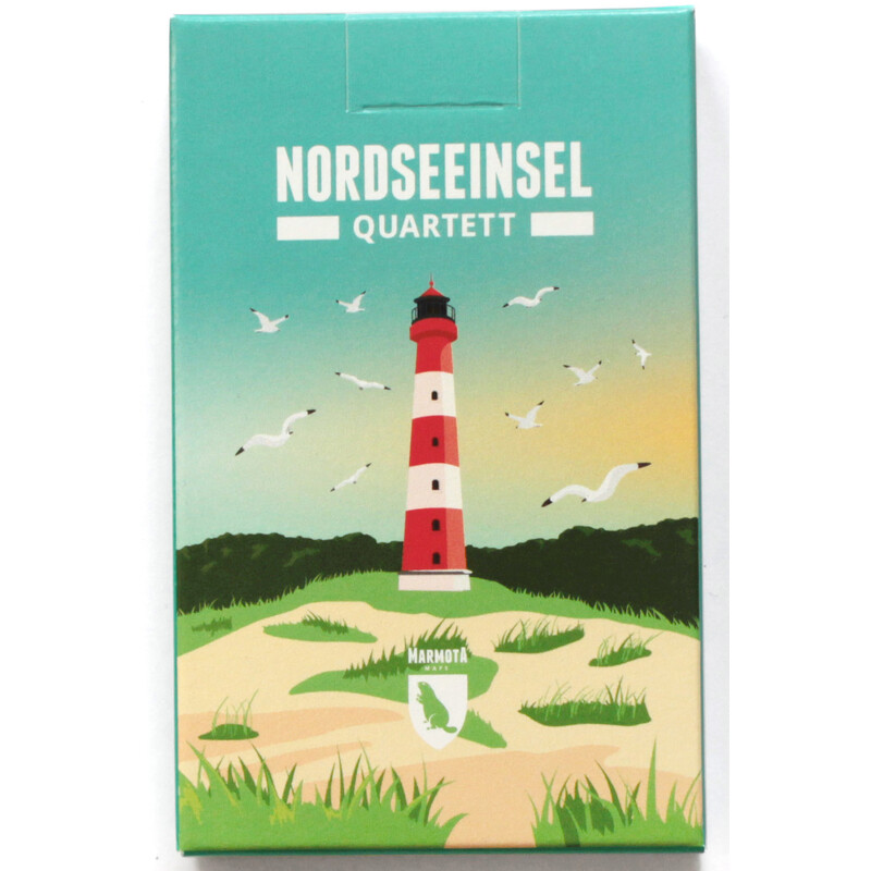 Marmota Maps Quartetto di isole del Mare del Nord