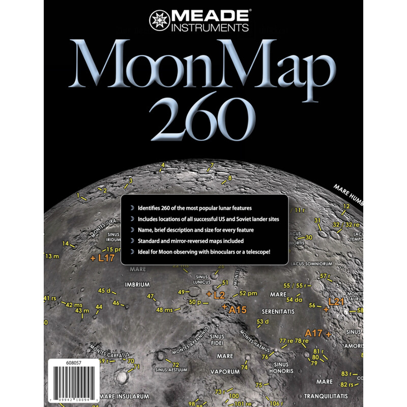 Meade Atlante Moon Map 260