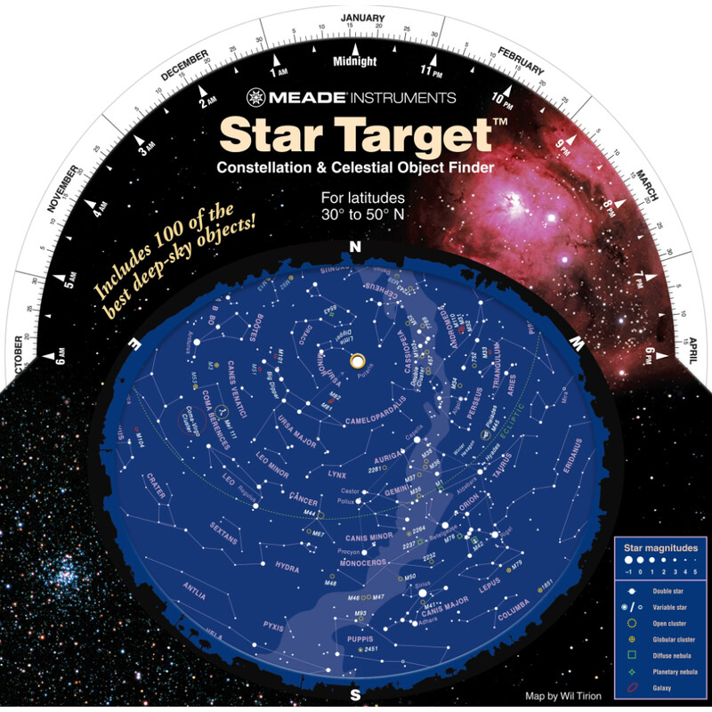 Meade Planisfero con mappa stellare