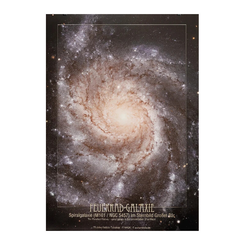 AstroMedia Poster La galassia della Ruota di Fuoco