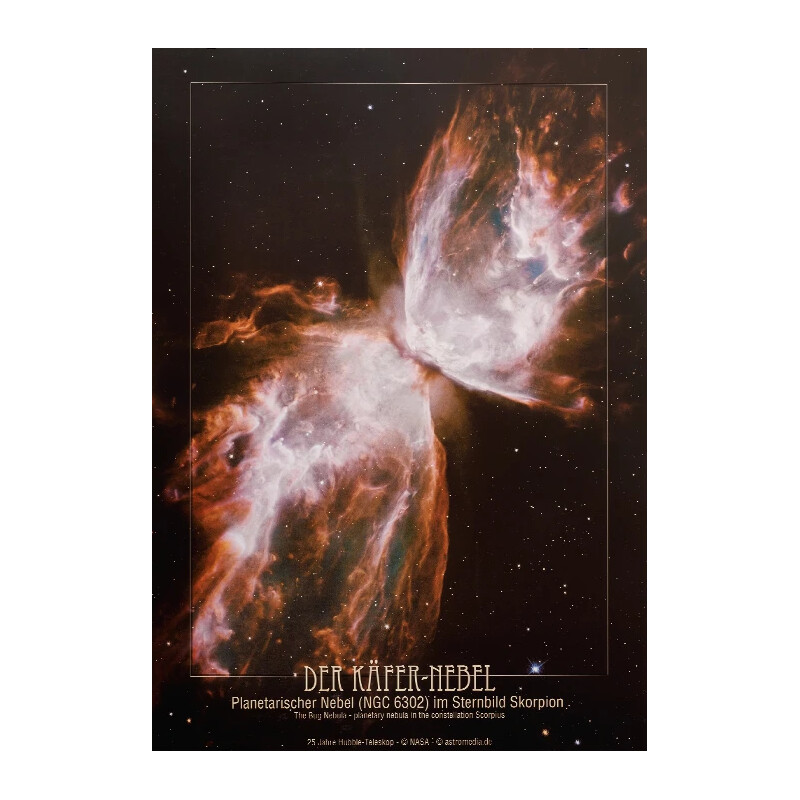 AstroMedia Poster Der Käfer-Nebel NGC 6302
