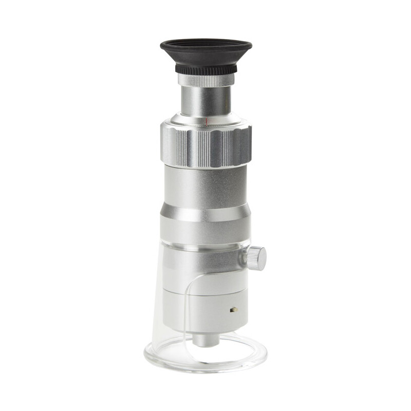 Euromex Lenti d`Ingrandimento Microscopio di Misura, 60x, LED, 0.02mm