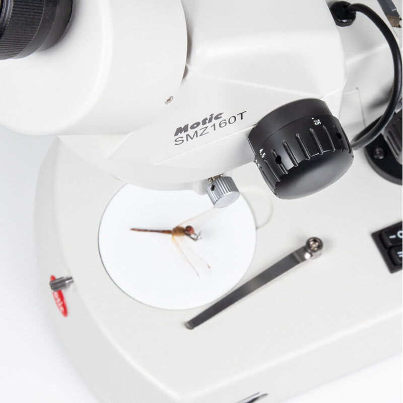 Motic Microscopi Stereo Zoom SMZ-160-TLED, LED, 0,75x-4,5x