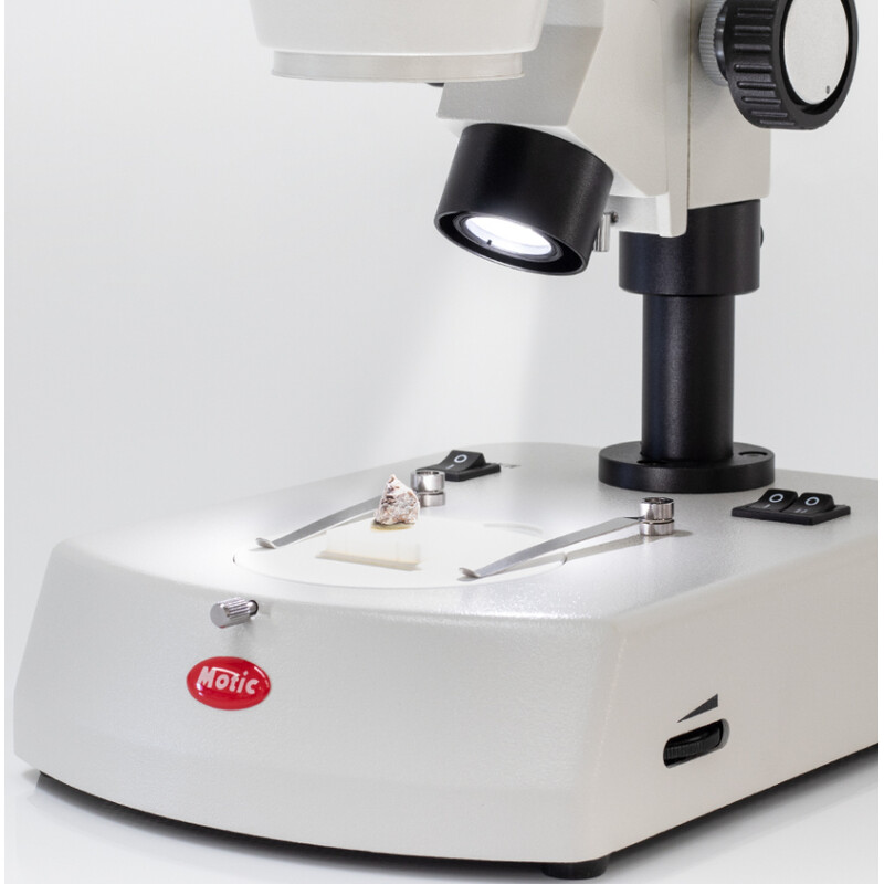 Motic Microscopi Stereo Zoom SMZ-160-TLED, LED, 0,75x-4,5x