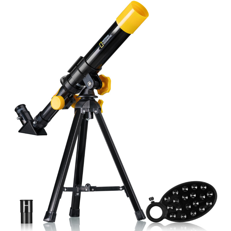 National Geographic Telescopio Kinder 40/400 con supporto per smartphone