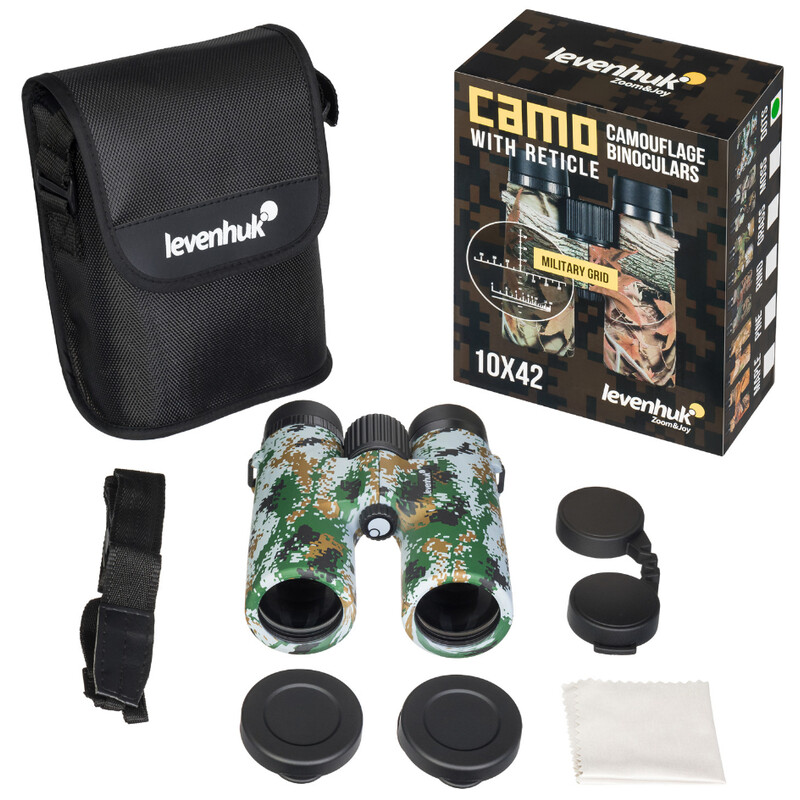 Levenhuk Binocolo 10x42 Camo Dots