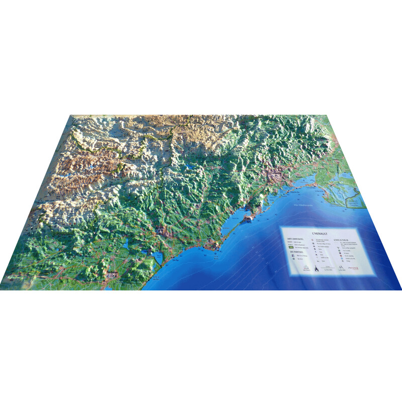 3Dmap Mappa Regionale L'Hérault