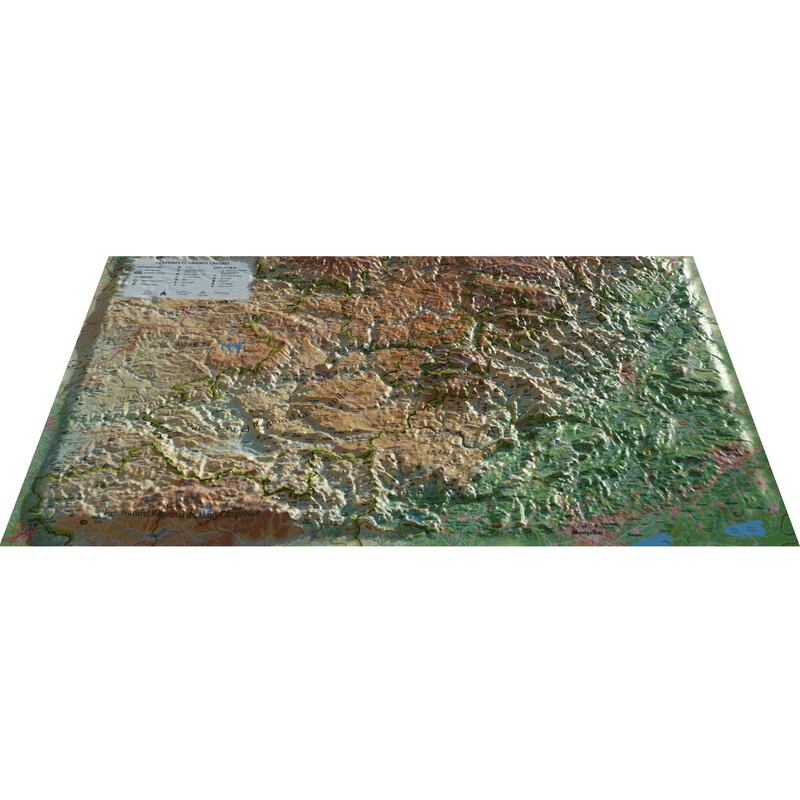 3Dmap Mappa Regionale Cévennes et Grands Causses