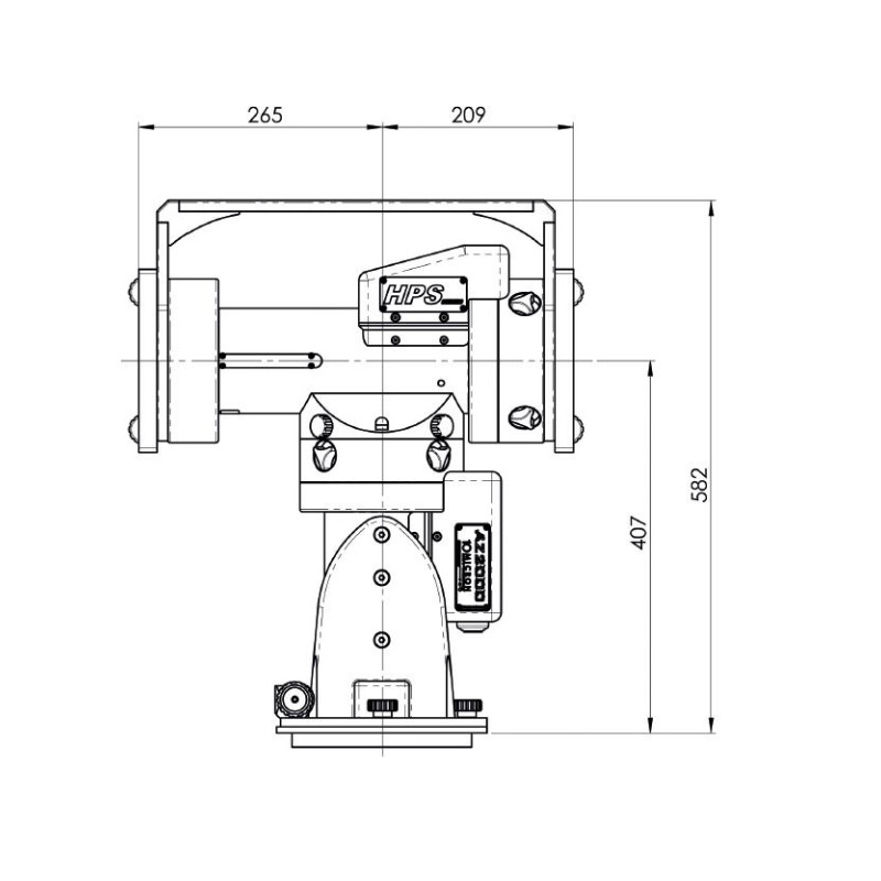 10 Micron Montatura AZ 2000 HPS Combi DT