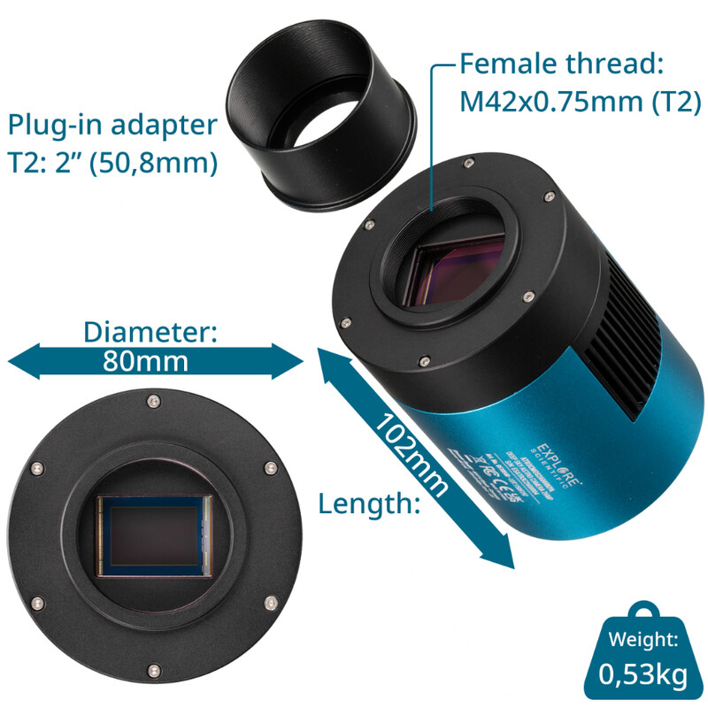 Explore Scientific Fotocamera Deep Sky Astro 26MP