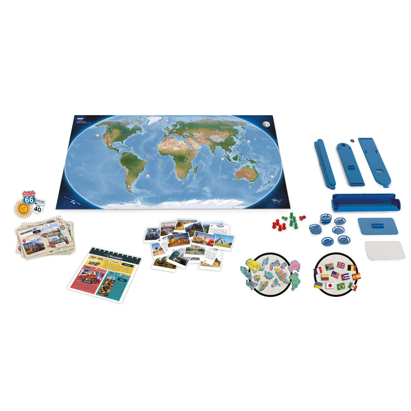 Buki Mappa per Bambini Magnetische Weltkarte (70x38cm)