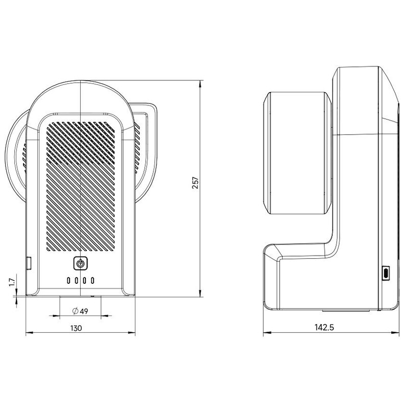 ZWO Rifrattore Apocromatico AP 50/250 Seestar S50
