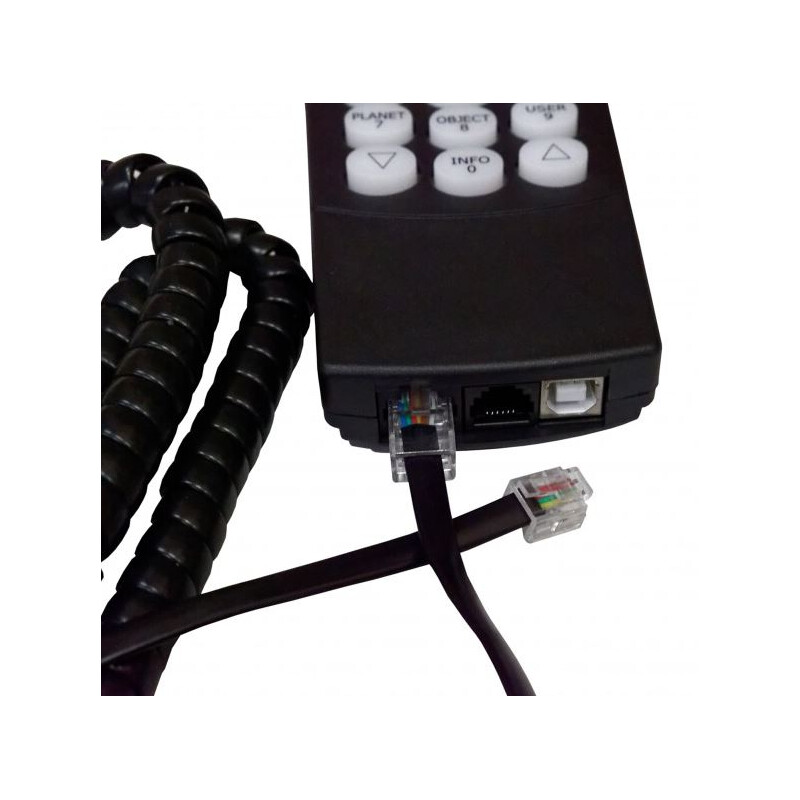 Skywatcher SynScan GoTo handbox controls with EQ cable