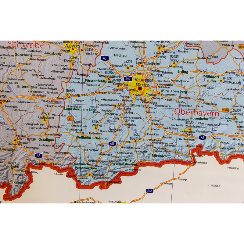 GeoMetro Mappa Verwaltungskarte Deutschland politisch (84 x 114 cm)
