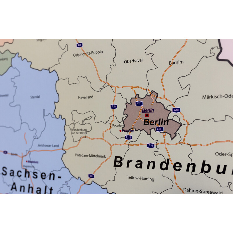 GeoMetro Mappa Deutschland politsch (70 x 100 cm)